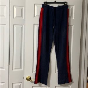 Splendid side stripe sweat pant